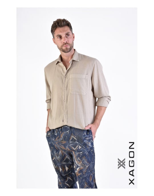 Xagon Hemd Manica Herren beige - Image 2