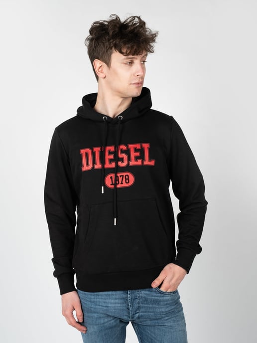 Diesel Sweatshirt S-Ginn Herren Schwarz - Image 3