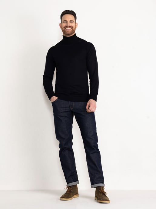 Petrol Industries - Essential Rollkragenpullover Männer - Schwarz - Image 5