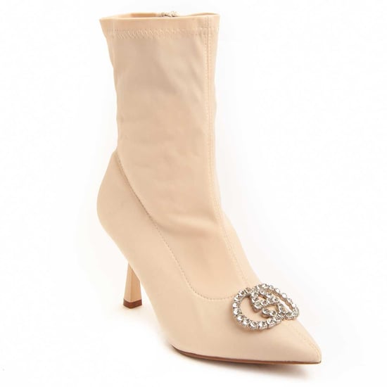 Montevita Absatz-Stiefelette Bottivita47 in Beige - Image 3