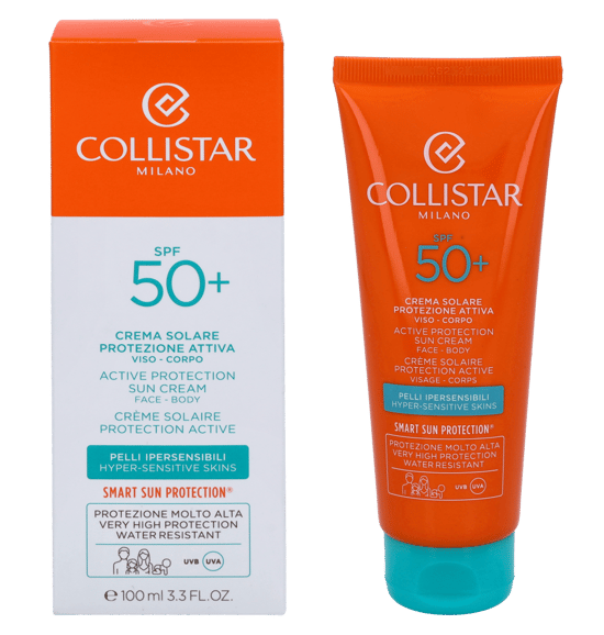 Collistar Aktive Schutz Sonnencreme Gesicht Körper SPF 50+ 100ml - Image 1