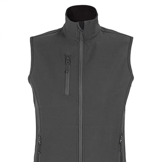 SOLS - "Falcon" Weste Mit Reißverschluss für Damen (Anthrazit unifarben) - Image 2