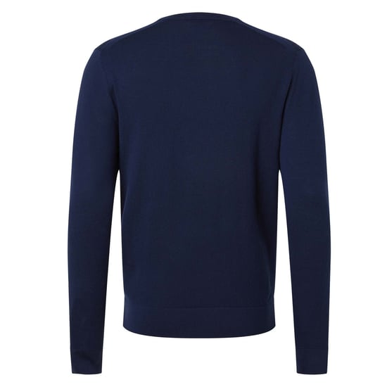 Herren Calvin Klein Merinowolle Pullover in Marineblau - Image 2