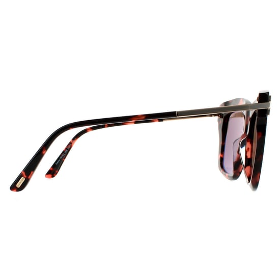 Tom Ford Square Damen Rosa Havanna Braun - Image 4