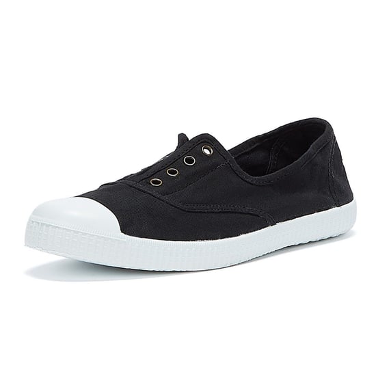 Victoria Inglesa Elastico Womens Trainer - (Schwarz) - Image 3