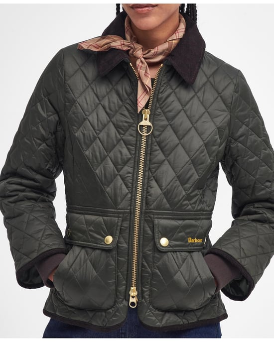 Barbour Fitted Beadnell Womens Quilted Jacket - Image 3