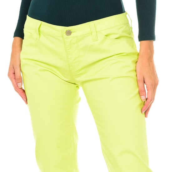 Long stretch fabric pants 3Y5J06-5NXYZ woman