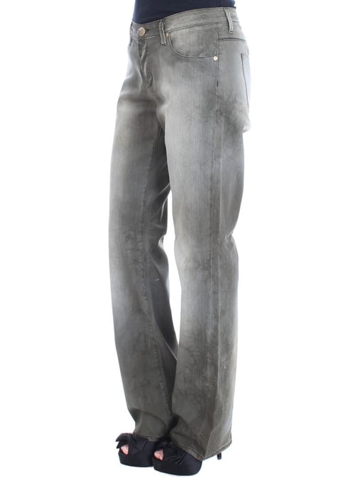 Ermanno Scervino Damen Graue Baumwollmischung Lockere Boyfriend-Jeans - Image 2