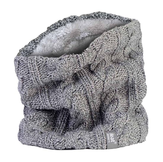 Wärmehalter - Ladies Thick Cable Knit Fleece Lined Neck Warmer - Image 1