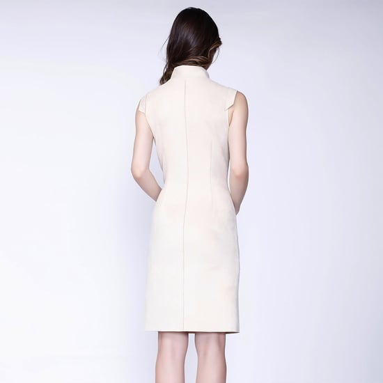 Kleid aus Stretch-Wildleder - Image 2