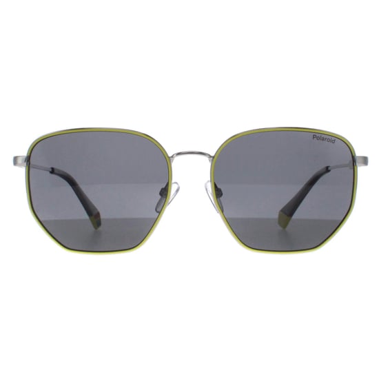 Polaroid Quadratisch Unisex Palladium Gelb Grau Polarisiert PLD 6214/S/X - Image 1