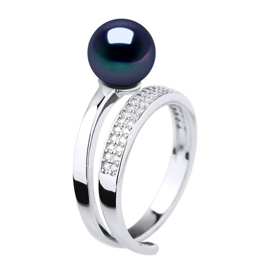 Ringschmuck - Echte Süßwasser-Zuchtperle, rund 8-9 mm - Image 1