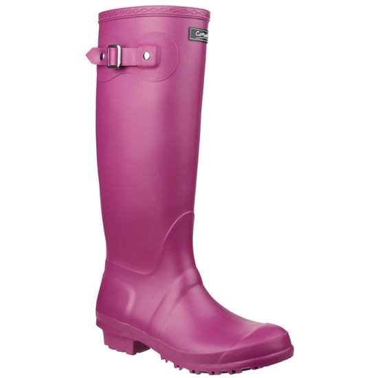 Cotswold Sandringham Buckle-Up Womens Wellington Boots (Berry)