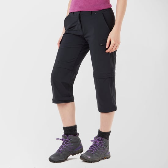 Peter Storm Womens Stretch Water Resistant Double Zip Off Walking & Hiking Trousers