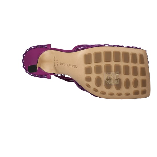 Bottega Veneta Stretch-Lace-Up-Sandalette lila - Image 5