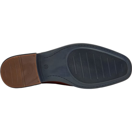 Pod Savage Leder/Textil Herren Schnürschuhe Cognac - Image 3