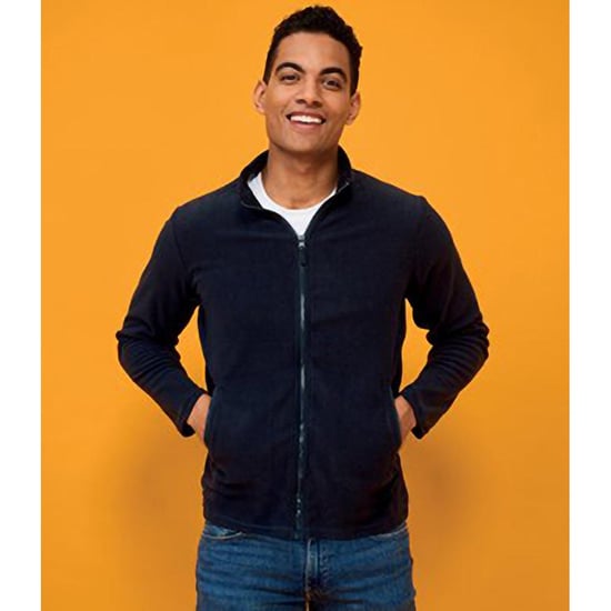 SOLS Herren Fleece-Jacke Norman (Marineblau) - Image 4
