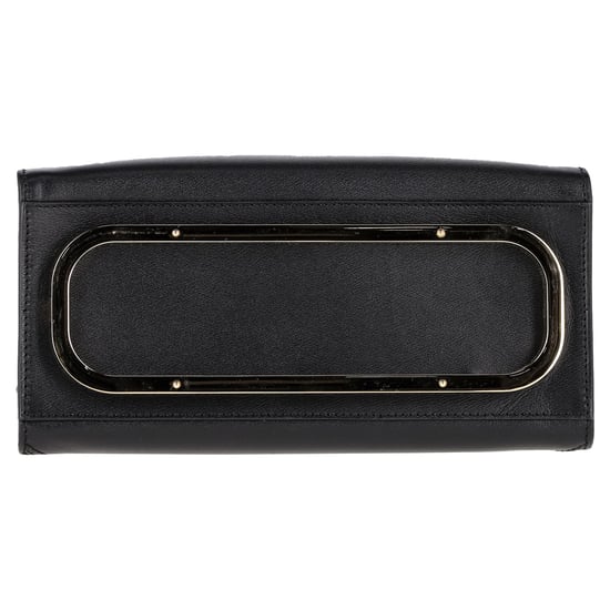 Charlotte Olympia Bogart Top Handle Tasche mit Handschuhen aus schwarzem Leder - Image 4