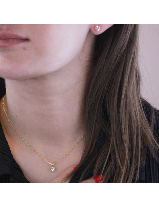 Mary Set und Box - Gold und Kristall - Image 2