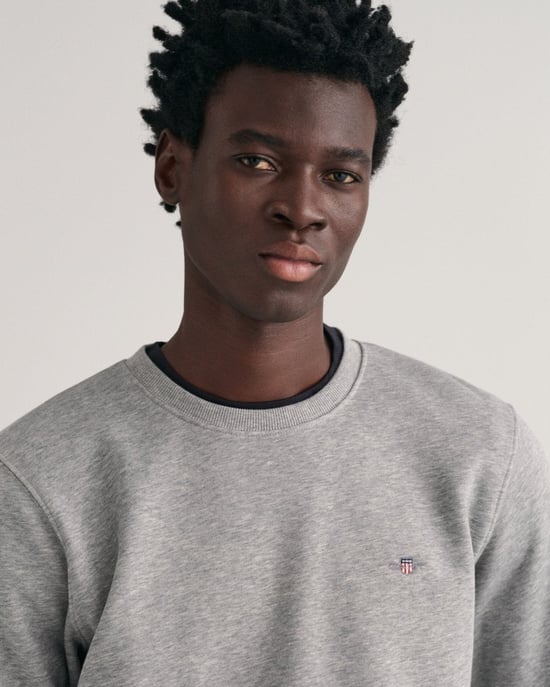 Gant Regular Shield C-Neck Sweat Sweatshirt - Image 3