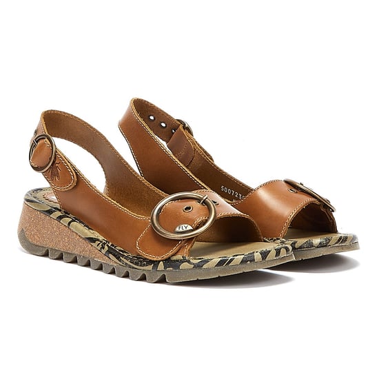 Fly London Tram723fly Damen Sandalen Kamel - Image 1