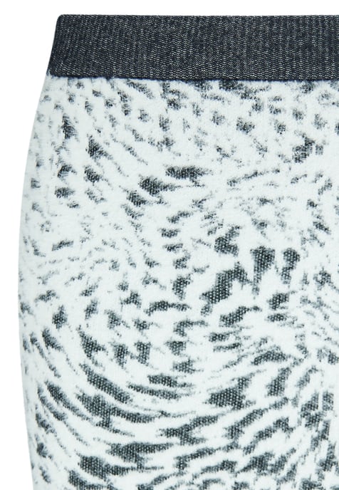 Mymo Strickrock Damen weiss schwarz - Image 3