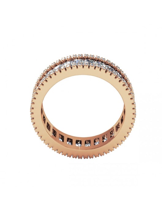 Glamour Lock Ring - Rose Gold und Kristall - Image 5