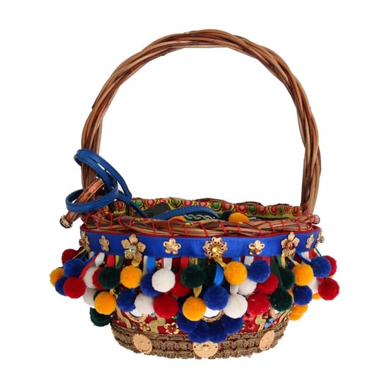 Dolce & Gabbana Sac fourre-tout Agnese en coton embelli, multicolore, pour femme - Image 3