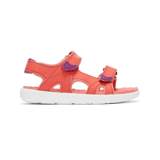 Jungen Mädchen Timberland Perkins Row 2-Strap Jugend dunkel rosa Sandalen - Image 5