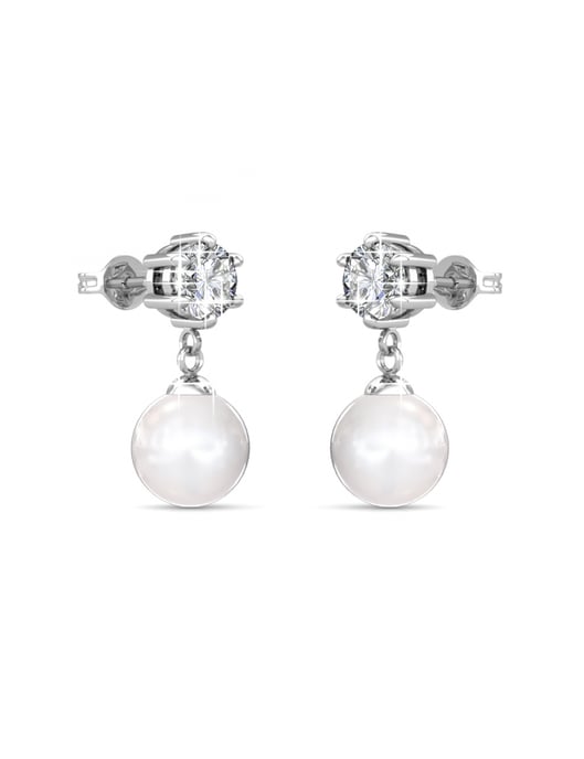 Pauline Set und Box - Silber und Kristall - Image 3