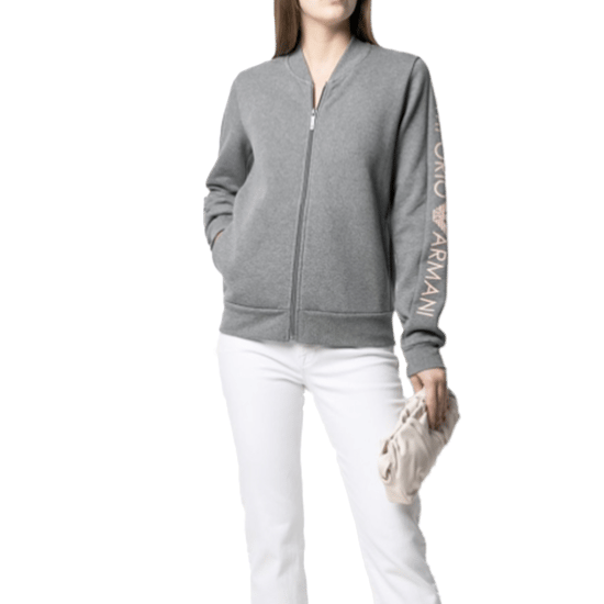 Emporio Armani Damen-Sweatshirt, pinkes Logo - Image 1