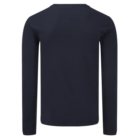 Fruit of the Loom - "Iconic" T-Shirt für Herren/Damen Unisex Langärmlig (Marineblau) - Image 2