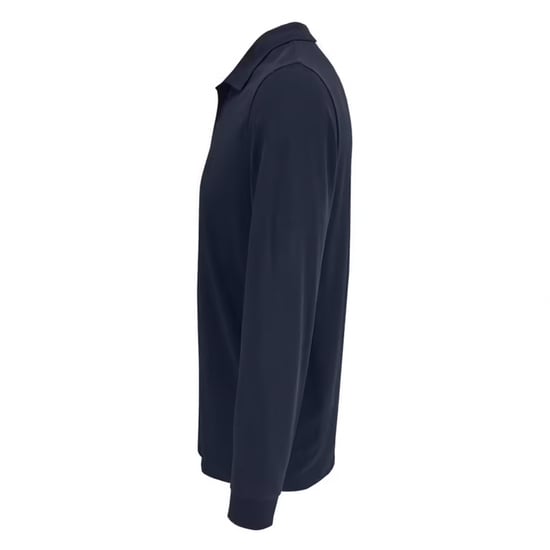 SOLS - Poloshirt für Herren/Damen Unisex Langärmlig (Dunkelblau) - Image 3