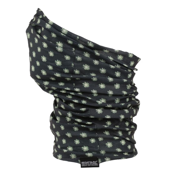 Regatta Childrens/Kids Multitube Ditsy Print Neck Warmer (Darkest Spruce)
