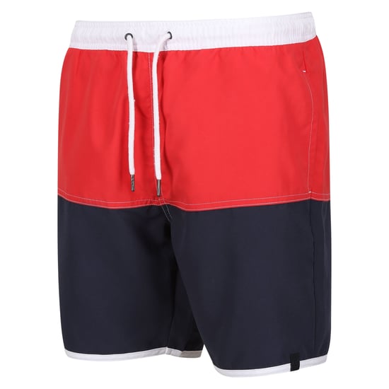 Regatta Mens Benicio Swim Shorts (Roccoco Red/Navy)