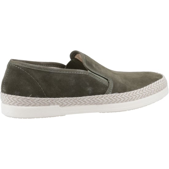 Dune Francisco Wildleder Herren Khaki Turnschuhe - Image 2