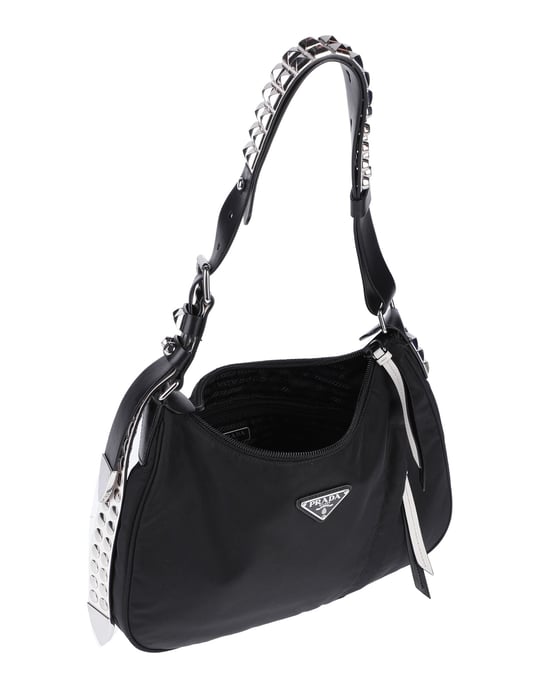 Prada Black Leather Shoulder Bag