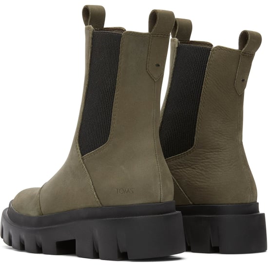 TOMS Rowan Leder Frauen Olive Stiefel - Image 2