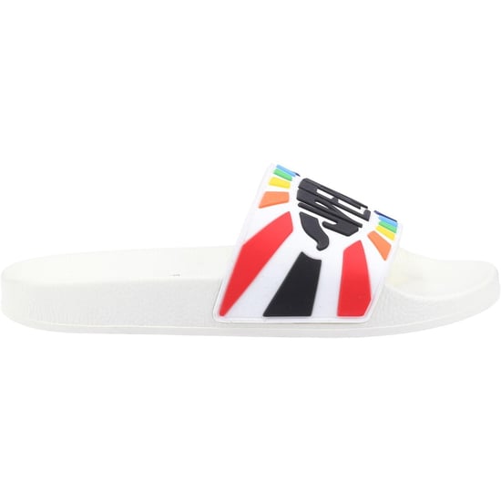 Superga Damen Pantolette Mehrfarbig Logo Sandalen Weiß 34786 - Image 4