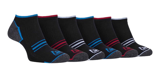 6 Paar Herren atmungsaktiv gepolstert Sohle laufen Low Cut Trainer Socken - Image 1