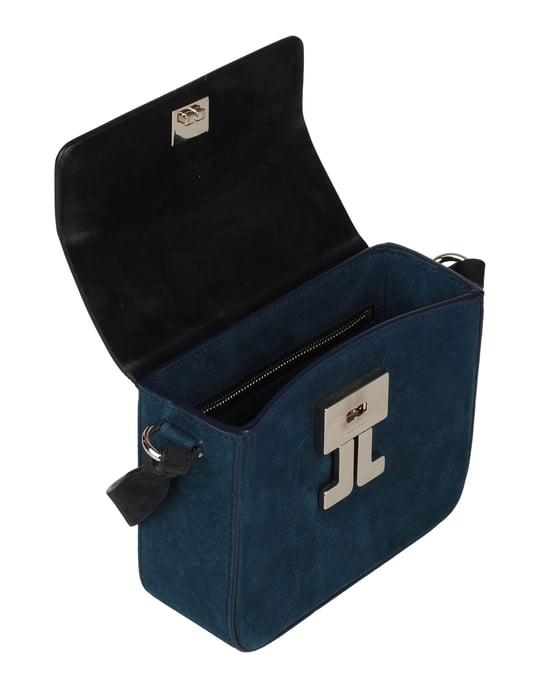 Lanvin Women's Cross-Body Bags Dark Blue Goat Skin