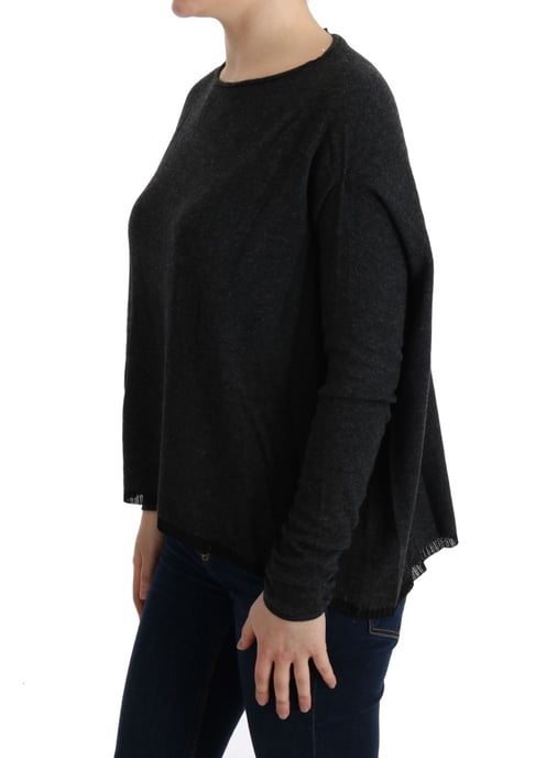 Costume National Pull en tricot de viscose gris pour femmes - Image 2