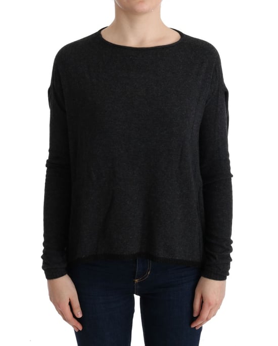 Costume National Pull en tricot de viscose gris pour femmes - Image 1