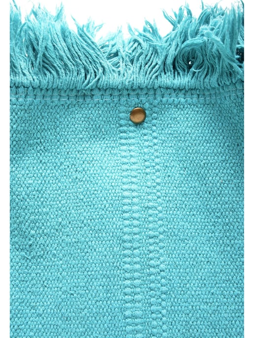 Renata Corsi SS22 RC 601T Turquoise Cuir de vachette Sac - Image 3