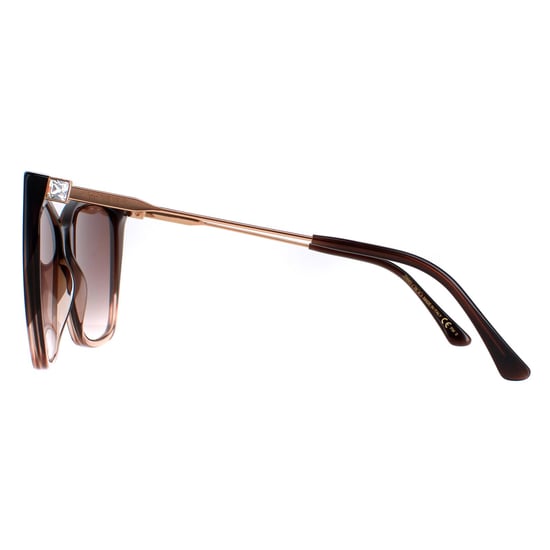 Jimmy Choo Cat Eye Damen Braun Schattiert Beige Braun Farbverlauf Seba/S - Image 3