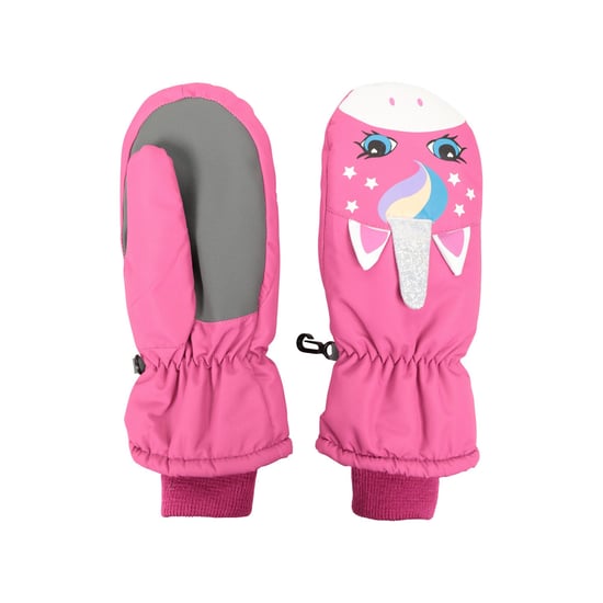 Mountain Warehouse Girls Critter Unicorn Ski Mittens (Pink)