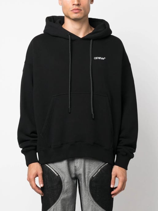 Off-White Lunar Arrow Skate Hoodie in Schwarz