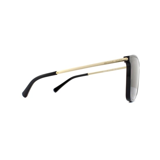 Michael Kors Sunglasses Zermatt 2079U 333273 Shiny Black & Metallic Gold Brown