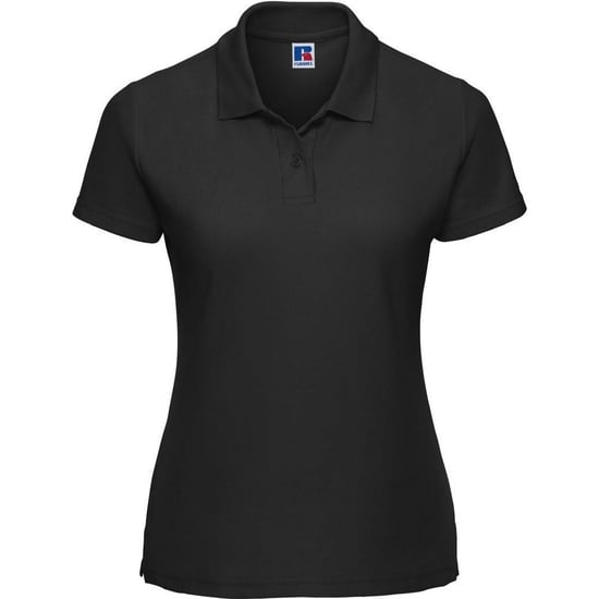 Russell - "Classic" Poloshirt für Damen (Schwarz) - Image 1