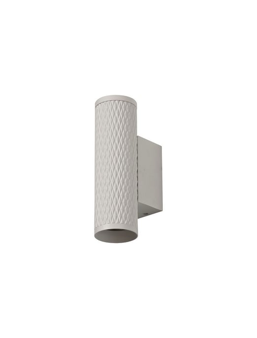 2 Light Wall Lamp GU10, Sand White, Acrylic Rings
